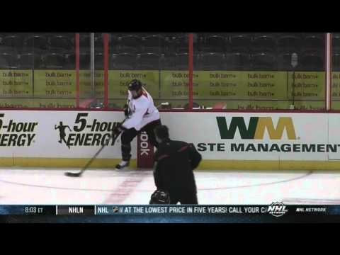 Matt Kassian vs Jamie Devane fight Toronto Maple Leafs vs Ottawa Senators 9/19/13 NHL Hockey