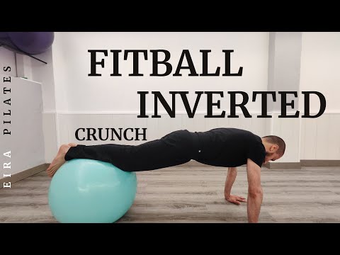 Fitball Inverted Crunch