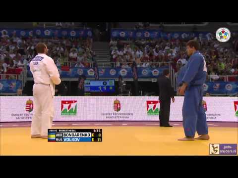Judo 2014 Grand Prix Budapest: Bondarenko (UKR) - Volkov (RUS) [+100kg] bronze