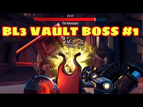 BORDERLANDS 3 HOW TO BEAT THE FIRST VAULT BOSS RAMPAGER