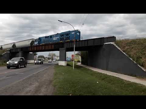 CRRC 9429 T.A.C. POR EL "PUENTE DE LA VIRGINIA" CON CARGADO