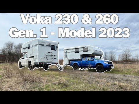 VOKA 230 UND 260 - GEN.  1  - Modell 2023 - Die Wohnkabine mit Seiteneinstieg und TOP Ausstattung
