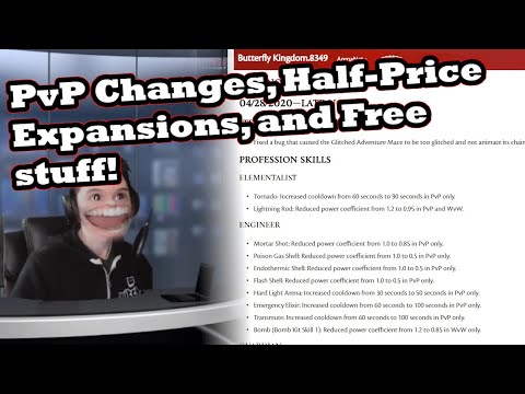 PvP Changes, Half-priced Expansions, & Free stuff in Guild Wars 2!
