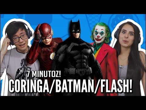 JOVENS REAGEM A 7 MINUTOZ - CORINGAS, BATMAN E FLASH - NERD HITS