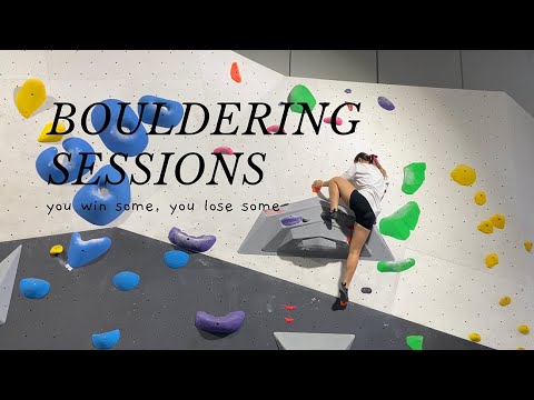 challenging myself to fail | bouldering sessions