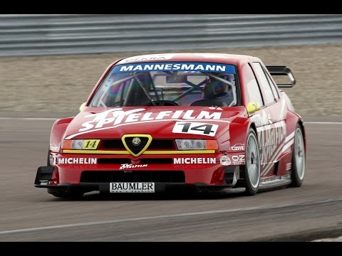 Alfa Romeo 155 V6 Ti (DTM) - Track action, street circuit and Pure Sound!