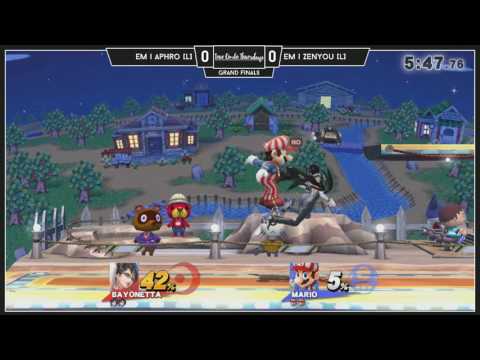 True Combo Thursdays #2: Grand Finals: eM | Aphro (BAYONETTA) vs eM| Zenyou (MARIO)