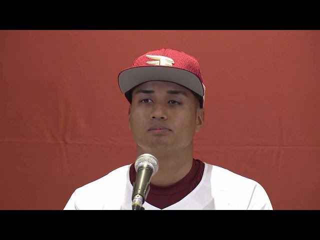 【イーグルス 新入団選手発表会見】イーグルス・育成ドラフト3位 竹下瑛広 2022年11月23日 東北楽天ゴールデンイーグルス