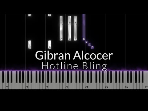 Hotline Bling - Gibran Alcocer Piano Tutorial