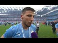 Manchester City vs Aston villa 3-2 | Ruben Dias post match Interview 🔥