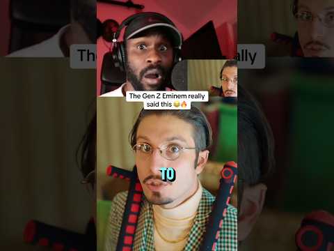 The Gen Z Eminem really said this 😂🔥 #genz #eminem #reactionvideo