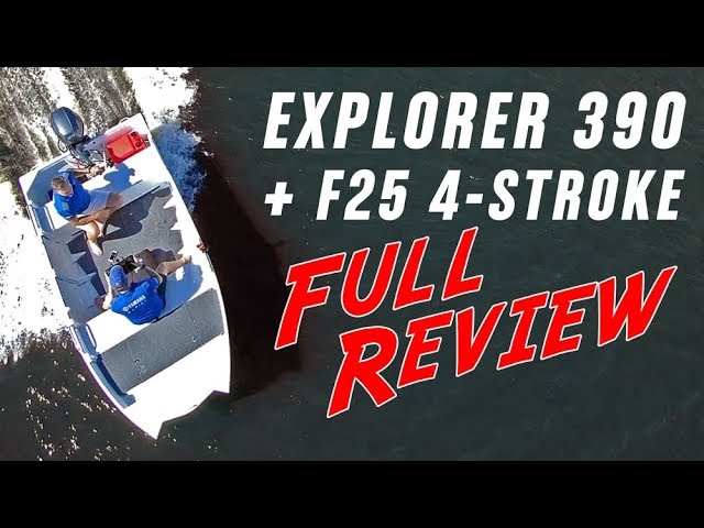 Quintrex Explorer 390 + Yamaha F25hp 4-stroke boat review | Brisbane Yamaha
