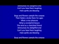 Kadebostany - Bugs & Flowers (lyrics) 