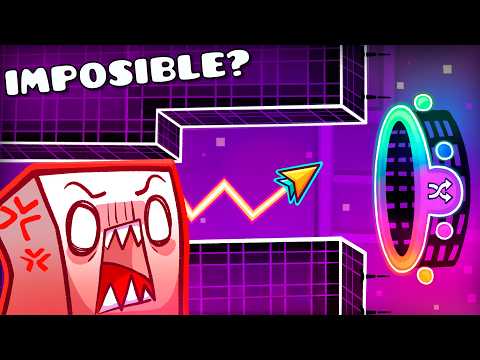 I completed ALL of Geometry Dash with RANDOM PORTALS and... their COINS 💀 - Pt.1