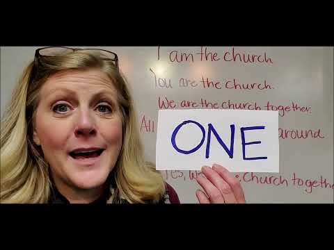 Ephesians 4: 4-6 children's sermon:  ONE