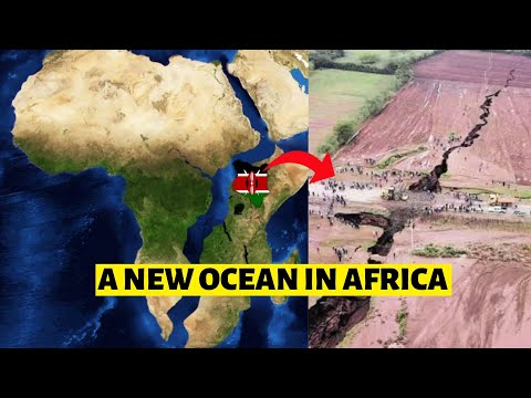 Finally Africa is splitting into two Continents.