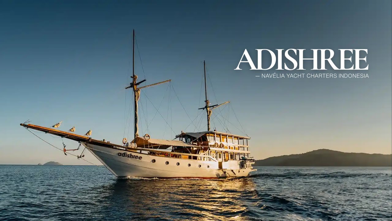 Adishree video tour — luxury yacht charter Indonesia