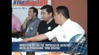 preview picture of video 'MINISTRO DE LAS TIC  EN ACACIAS META POR LANZAMIENTO DEL PROGRAMA VIVE DIGITAL O'