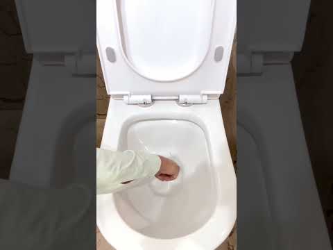 One piece toilet seat 4D flush #sanitaryware #onepiecetoilet #shorts