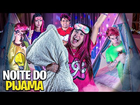 NOITE DO PIJAMA COM OS ROSA *Festa, trolagem e medo!