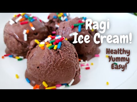 Ragi Ice Cream! | No Ice Cream Maker | No Cream | Eggless | Yummy, Easy, Healthy | Culinary Aromas
