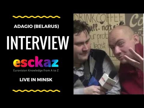 ESCKAZ в Минске: Интервью с Adagio (Евровидение 2018 Беларусь)