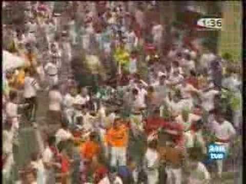 Friday July 7 2006 encierro first run Pamplona
