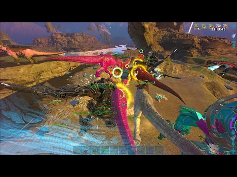 CHEATING TRIBE COMES BACK 3 TIMES | Griefing d21 - Ark Official PvP