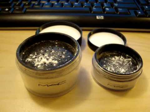 MAC Prep Prime Transparent Finishing Powder vs. MAC PRO Set Powder