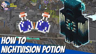 Night Vision Potion Minecraft | How To Make Night Vision Potion in Minecraft