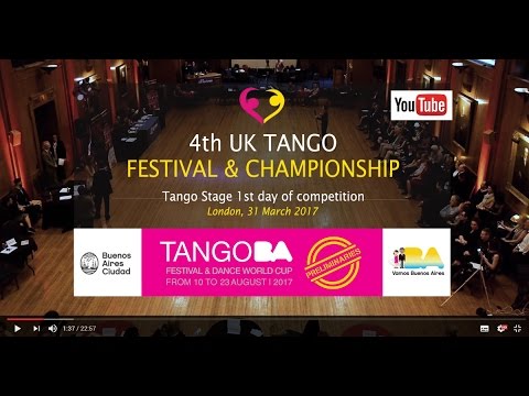Tango Stage 1st day of competition - 10 Couples