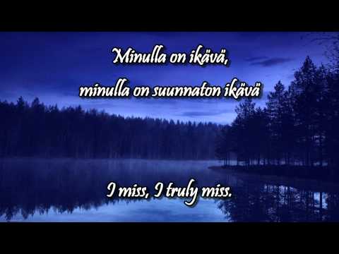 Ikävä w/lyrics (english, finnish) - Pave Maijanen