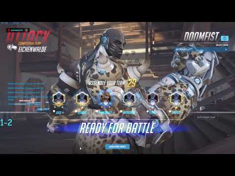 Overwatch Doomfist God Dannedd Top Ranked Doomfist Gameplay