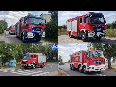 [TRĄBY] Alarmowo OSP Dopiewo, Palędzie, Zakrzewo oraz JRG 4 Poznań do pożaru traw!