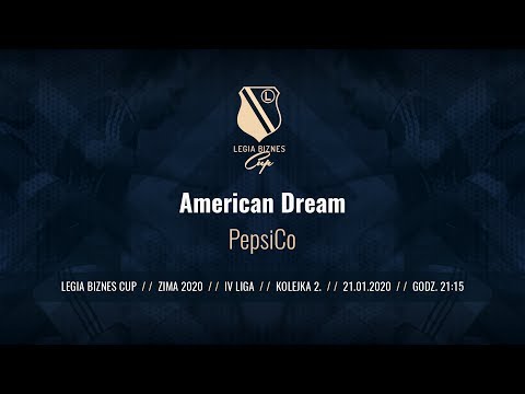 Skrót spotkania American Dream - PepsiCo ( Legia Biznes Cup Zima 2020 )