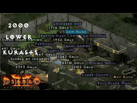 2000 Lower Kurast Runs (Diablo 2 Loot series #4)