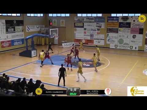Xuven Cambados 71 - 82 Real Murcia. LEB Plata 17/18. J16