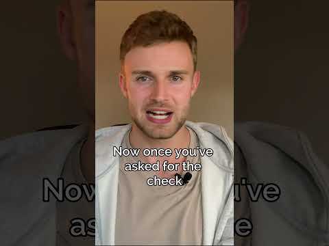 How to pay the bill at a restaurant in English