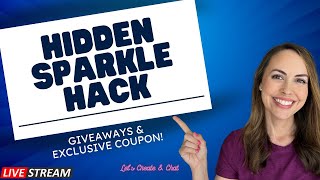 3D Flower Card, Hidden Sparkle + Live Giveaways with the NEW Papertrey Ink Release