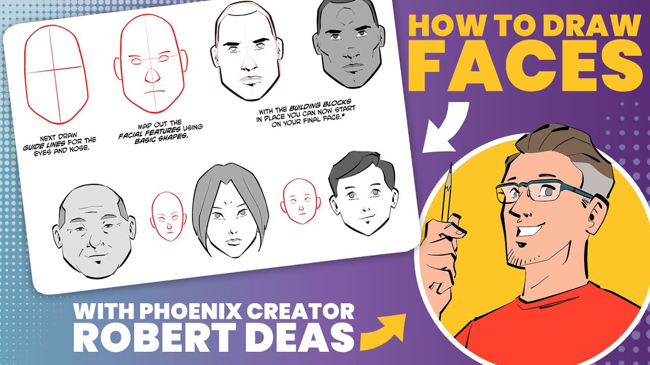 How to draw faces
