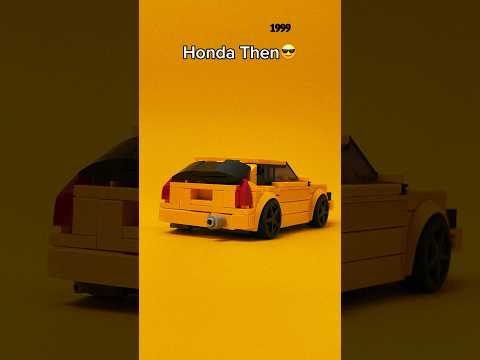 Honda Then VS Now | LEGO jdm builds #legomoc #lego #legobuild #legocar #jdm #legosets #honda #cars