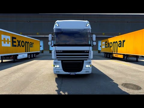 Euro Truck Simulator 2 - DAF XF 105.510 - Gameplay