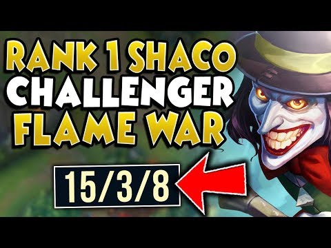 RANK 1 SHACO MURDERS ENEMY JUNGLER THEN CALLED OUT ON VOICE?!? TOXIC FLAME WAR - League of Legends