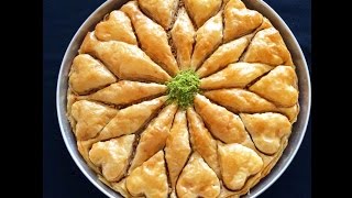 El Açması Kalpli Baklava Yapımı-Bera Tatlidunyasi