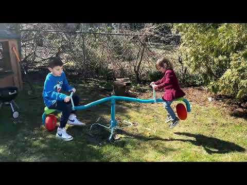 Seesaw, Sit and Spin Teeter Totter, Heavy Duty 2024 Swiveling 360 Degrees Rotating for Kids