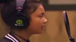 Ylona Garcia recorded her song &quot;Win The Fight&quot;