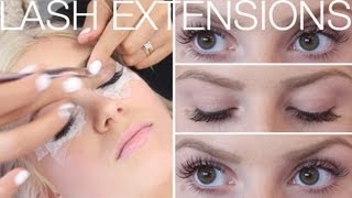 ♡ All About Eyelash Extensions! ♡ FAQ&#39;s &amp; Application ft SaturdayNightsAlrite