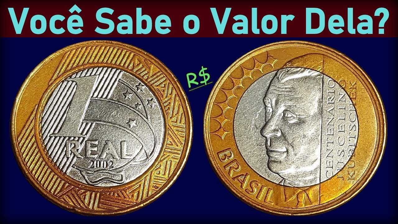 Moeda 1 real Juscelino JK 2002: Valor atualizado! Você tem ela Compro ela FC no valor de catálogo!