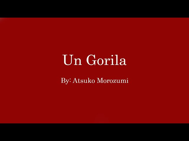 Vídeo relacionado con UN Gorila: UN Libro Para Aprender a Contar