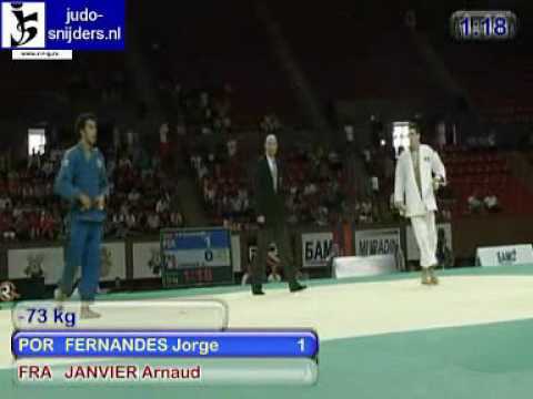 Judo 2009 Yerevan: Fernandes (POR) - Janvier (FRA) [-73kg].